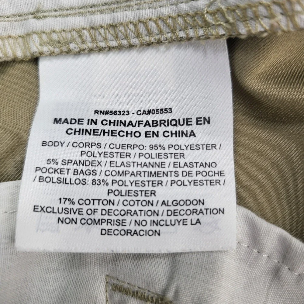 Nike Dri-FIT Men's Golf Cinco Shorts Size 36 Beige Outdoor Active flat front